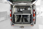 Preview: VanEssa split sleeping system Van rear view